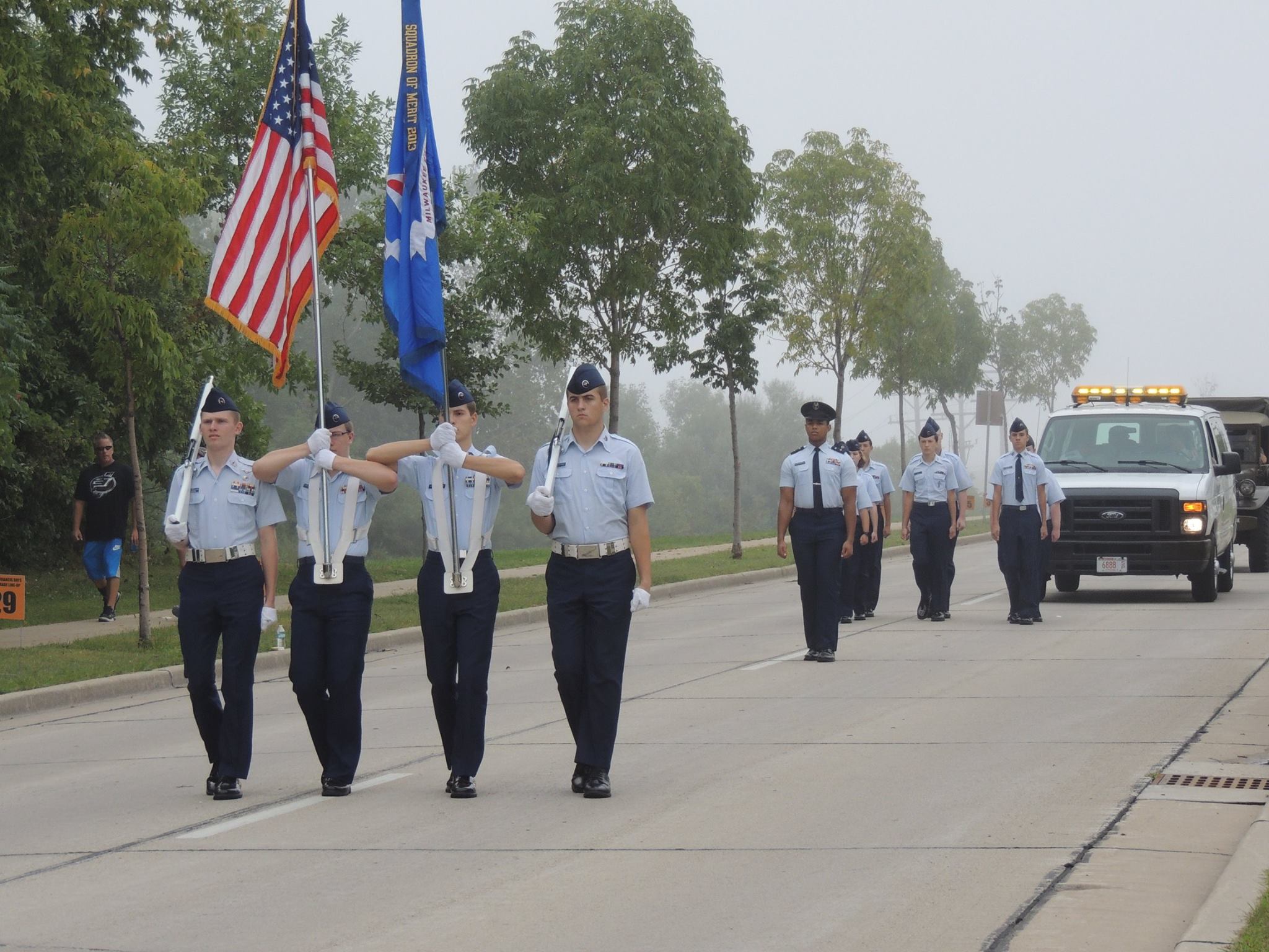 St Francis Days Parade Milwaukee Squadron 5 Civil Air Patrol